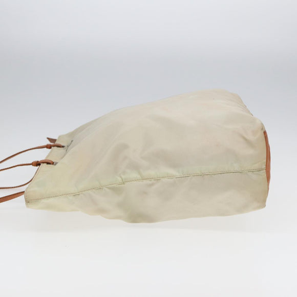 PRADA Tragetasche Nylon Weiß Original 83952