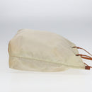 PRADA Tote Bag Nylon White Auth 83952-4