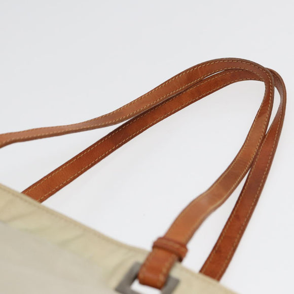 PRADA Tragetasche Nylon Weiß Original 83952