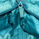 PRADA Hand Bag Nylon 2way Turquoise Blue Auth 83957-21