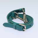 PRADA Hand Bag Nylon 2way Turquoise Blue Auth 83957-24