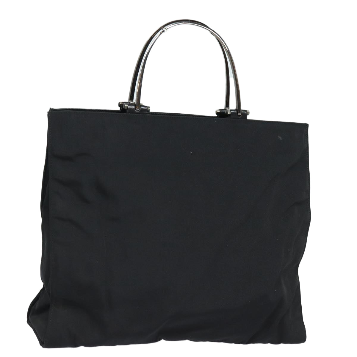 GUCCI Tote Bag Nylon Black 002 1028 Auth 83961