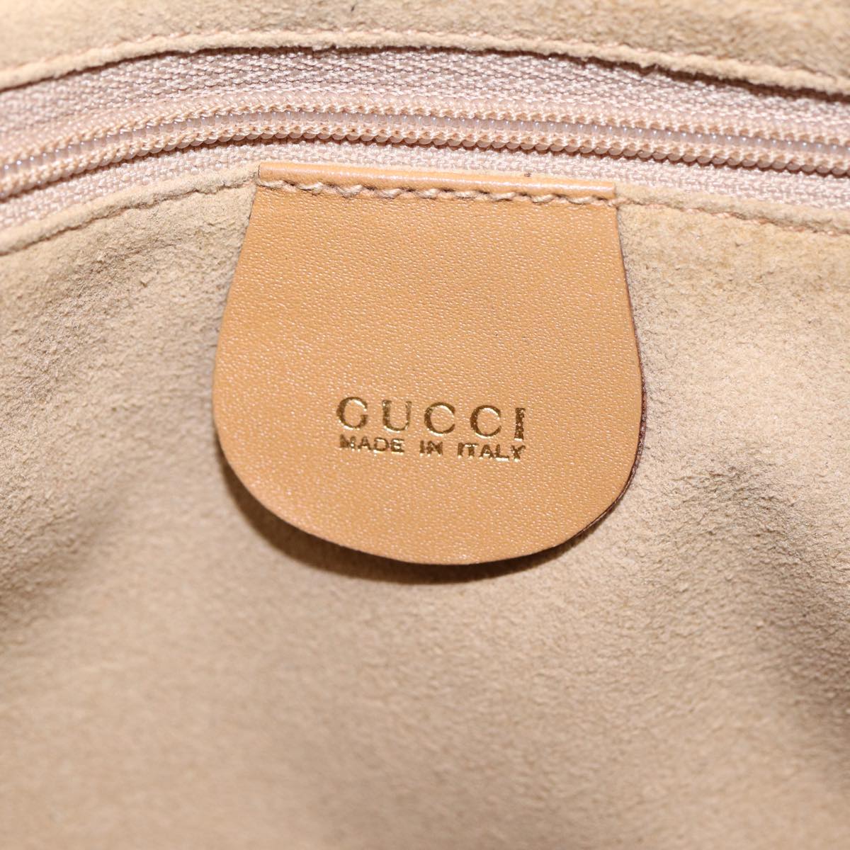 GUCCI GG Canvas Clutch Bag Beige 018 3754 3642 Auth 83962