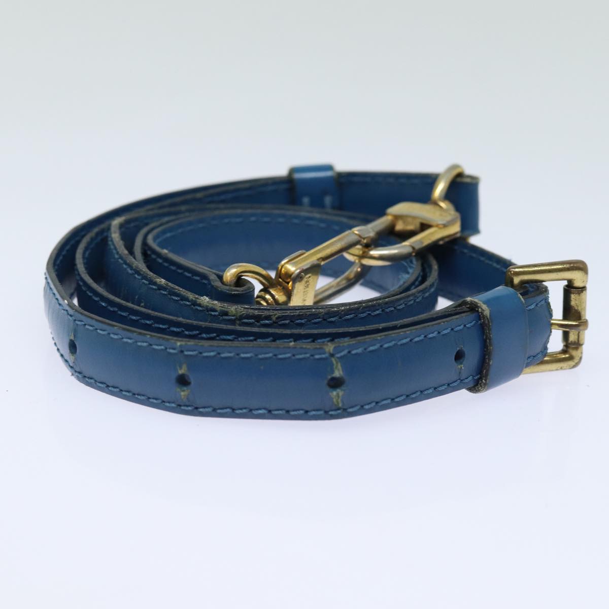 LOUIS VUITTON Epi Adjustable Shoulder Strap 37""-44.1"" Blue LV Auth 83967