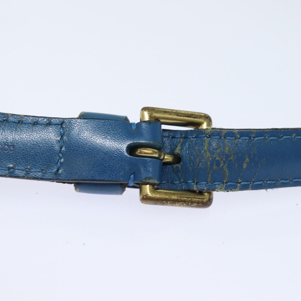 LOUIS VUITTON Epi Adjustable Shoulder Strap 37""-44.1"" Blue LV Auth 83967