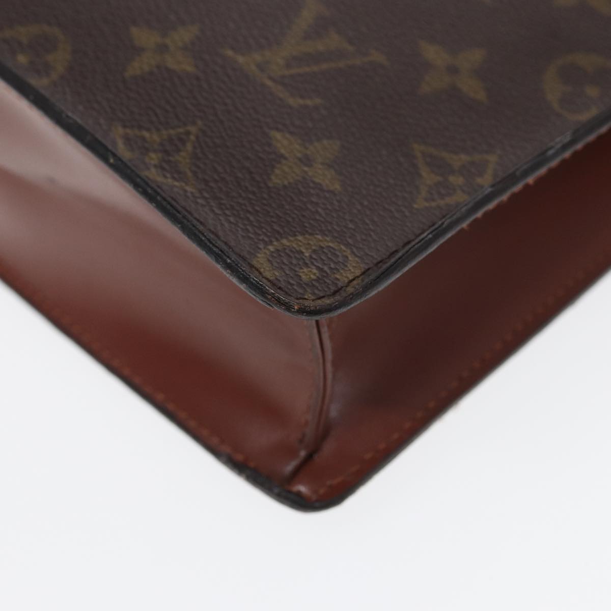 LOUIS VUITTON Monogram Pochette Homme Clutch Bag M51795 LV Auth 83987