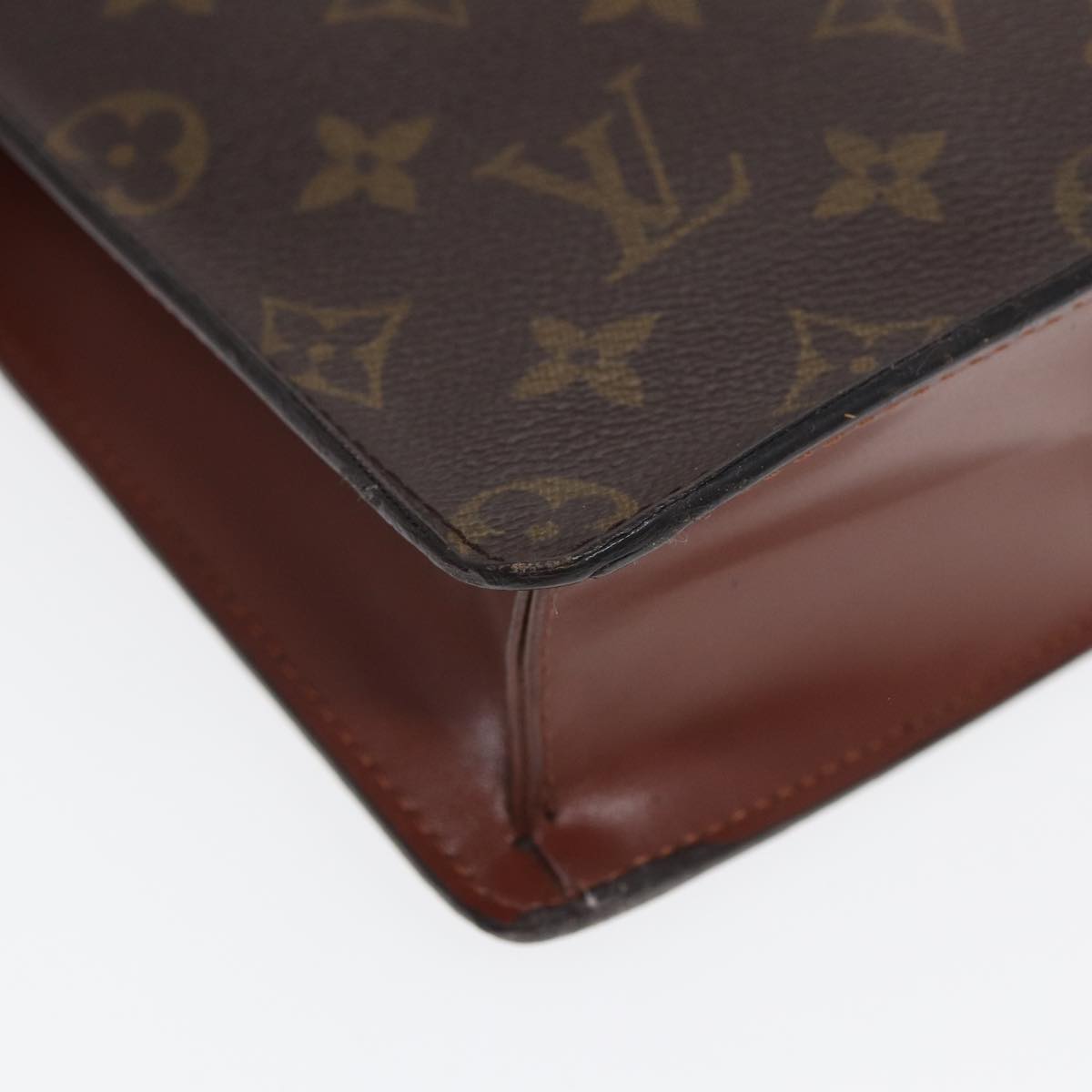 LOUIS VUITTON Monogram Pochette Homme Clutch Bag M51795 LV Auth 83987