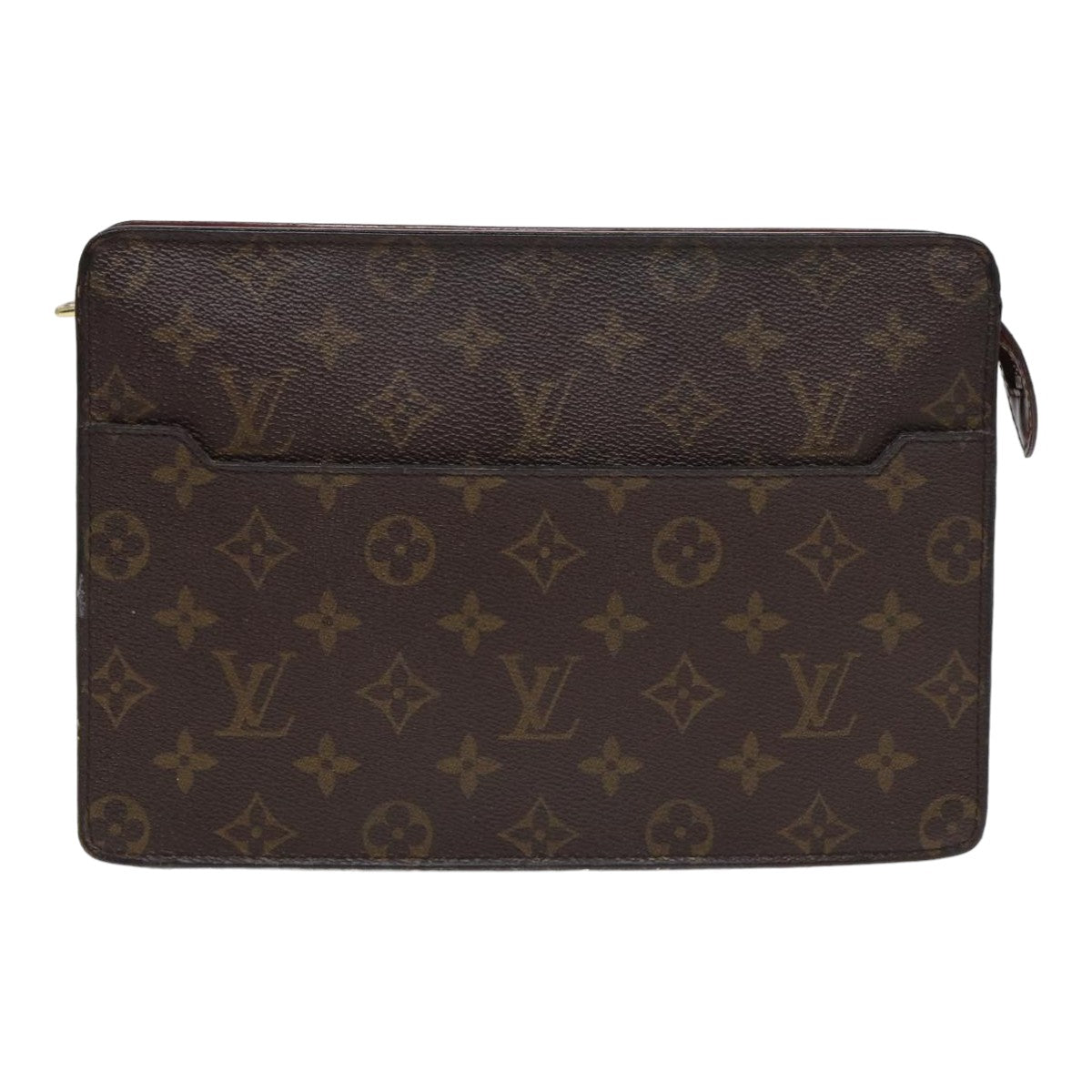 LOUIS VUITTON Monogram Pochette Homme Clutch Bag M51795 LV Auth 83987