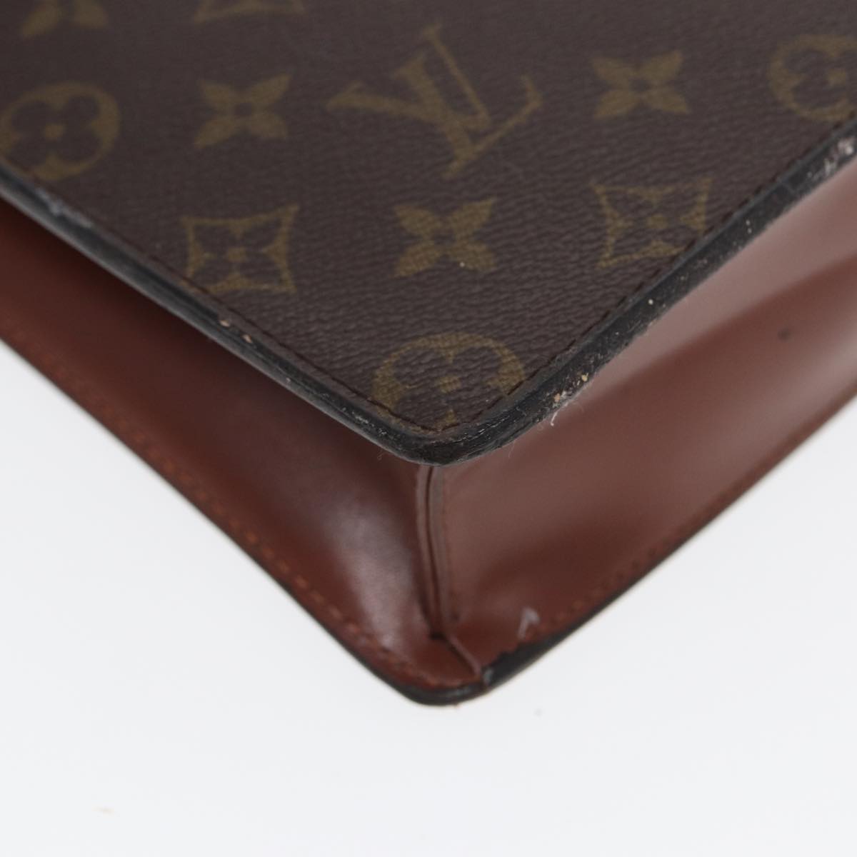 LOUIS VUITTON Monogram Pochette Homme Clutch Bag M51795 LV Auth 83987