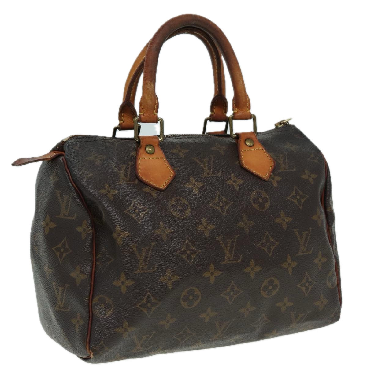 LOUIS VUITTON Monogram Speedy 25 Hand Bag M41528 LV Auth 83997