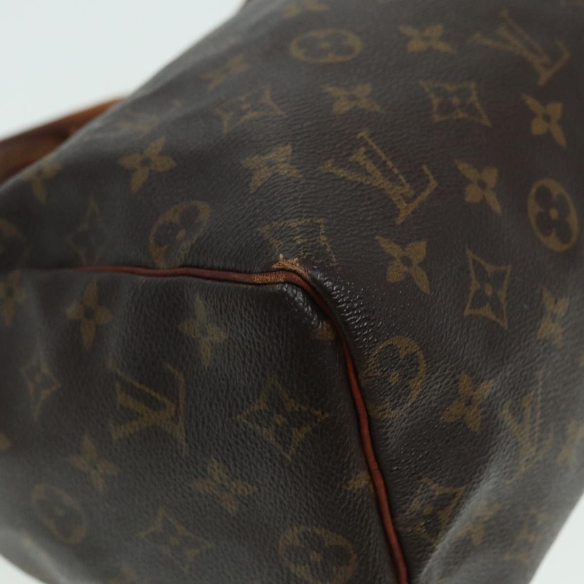 LOUIS VUITTON Monogram Speedy 25 Hand Bag M41528 LV Auth 83997