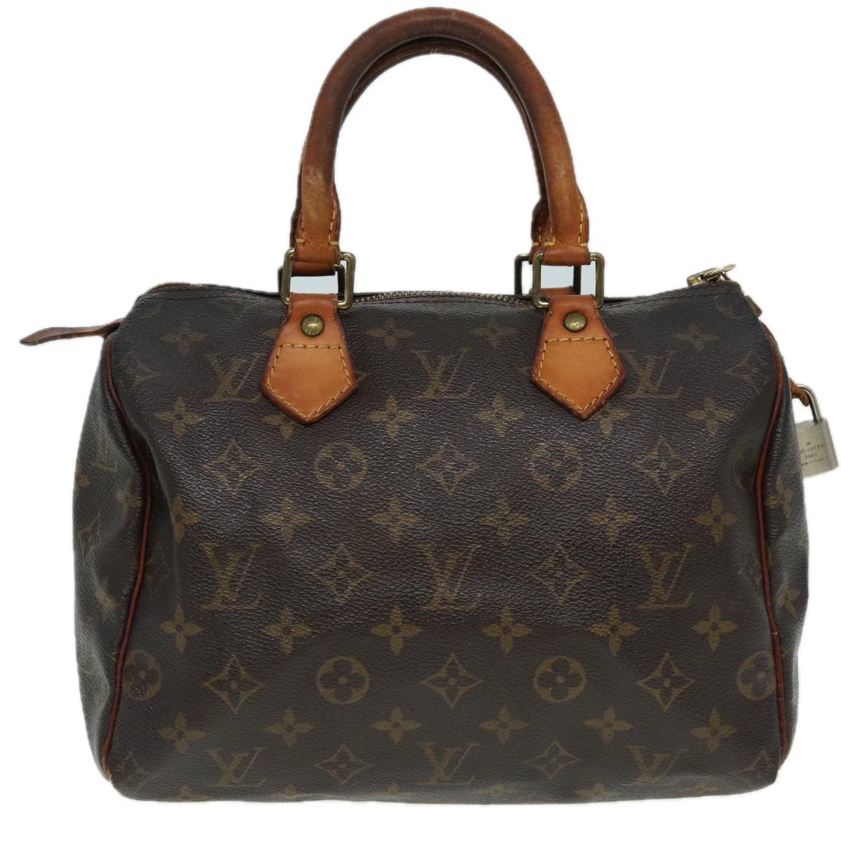 LOUIS VUITTON Monogram Speedy 25 Hand Bag M41528 LV Auth 83997