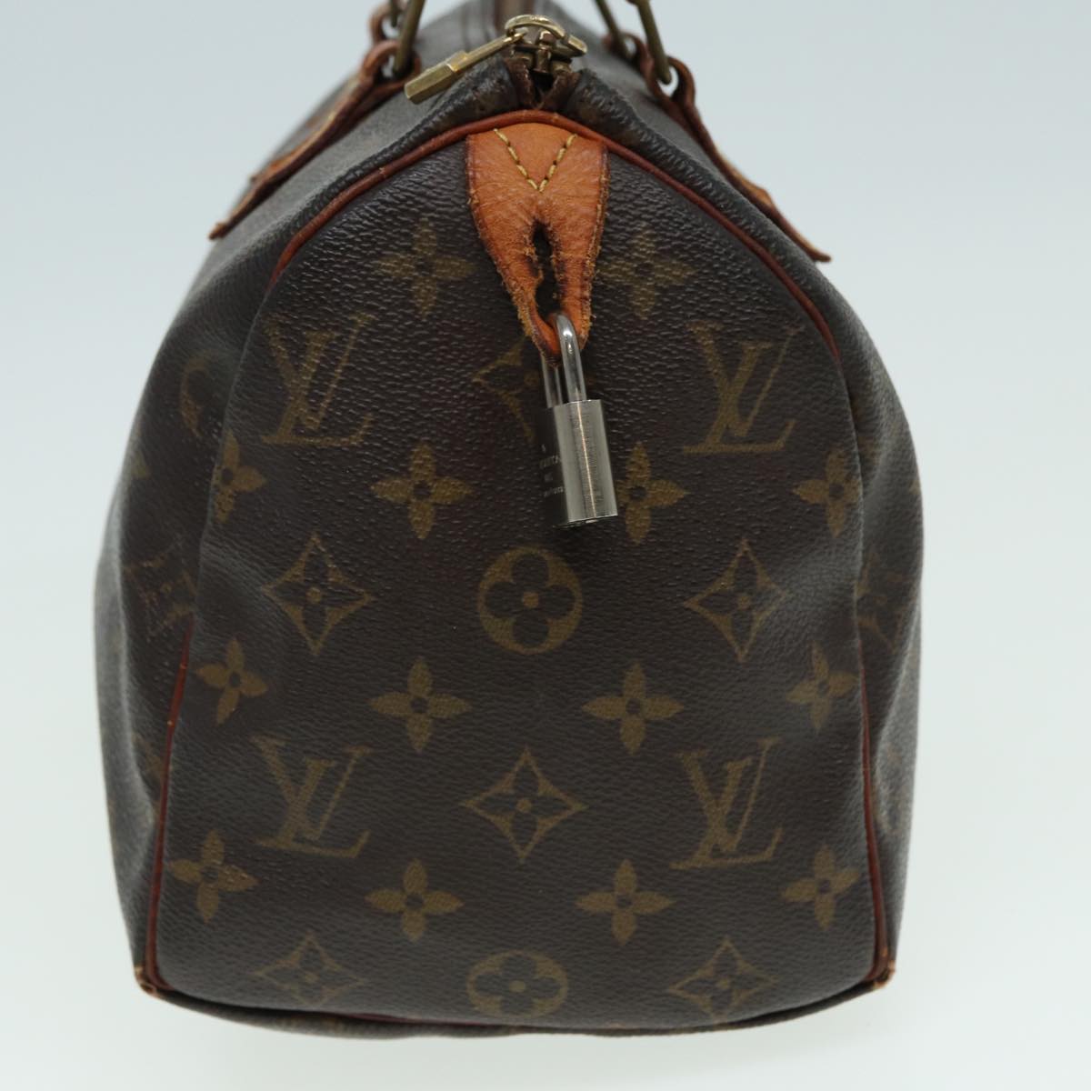 LOUIS VUITTON Monogram Speedy 25 Hand Bag M41528 LV Auth 83997