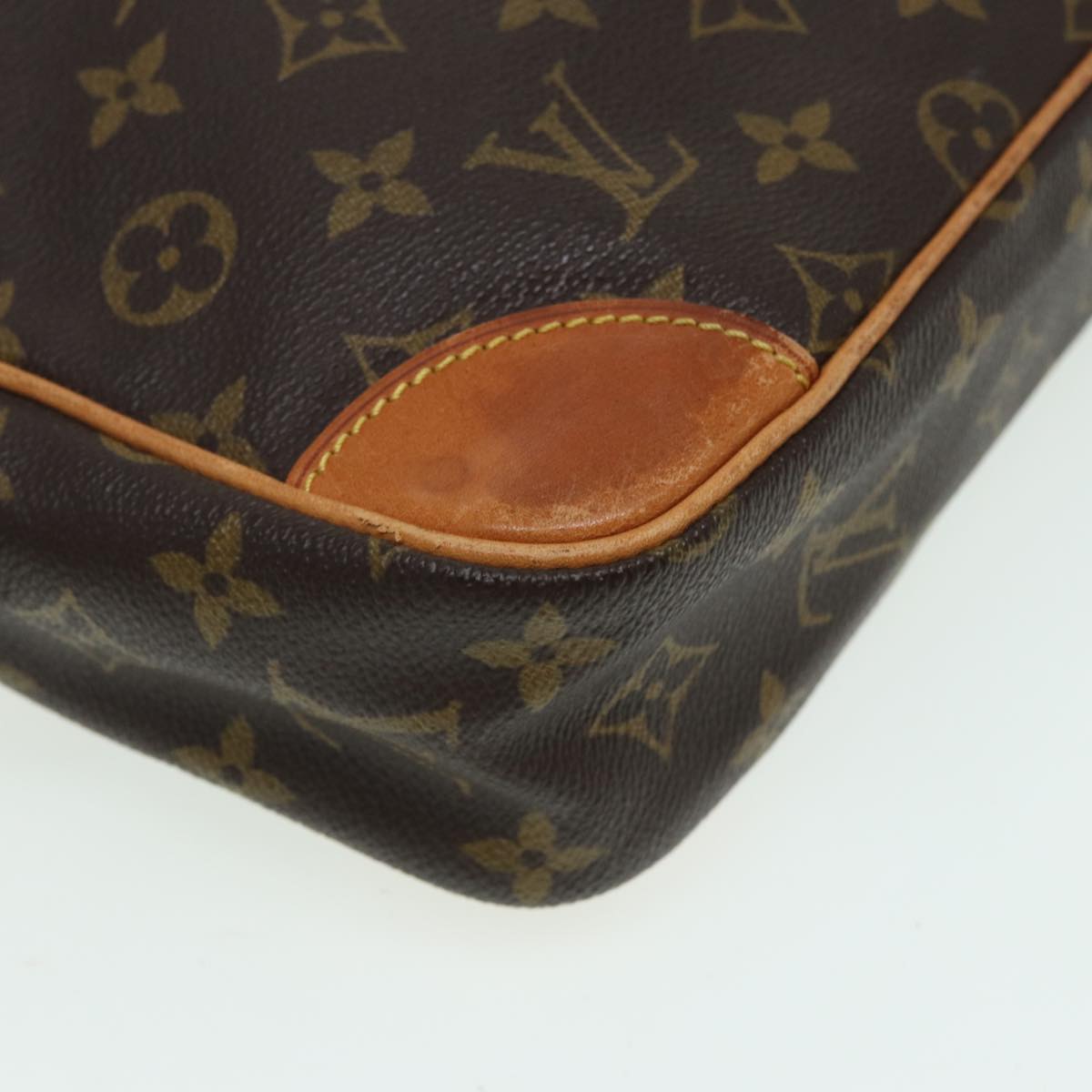 LOUIS VUITTON Monogram Compiegne 28 Clutch Bag M51845 LV Auth 84002