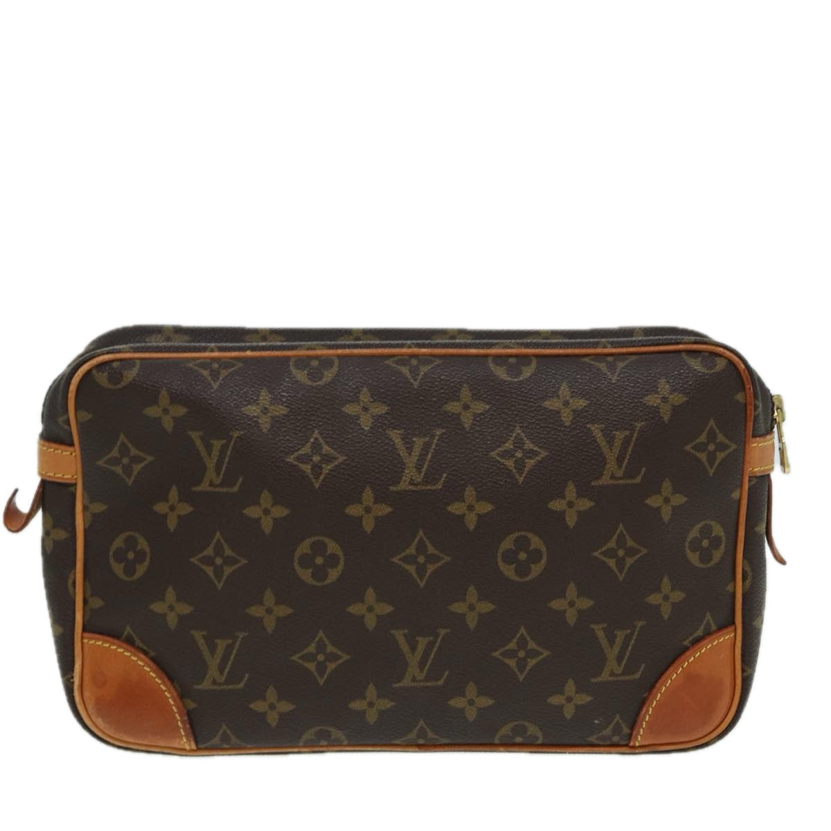 LOUIS VUITTON Monogram Compiegne 28 Clutch Bag M51845 LV Auth 84002 - 0