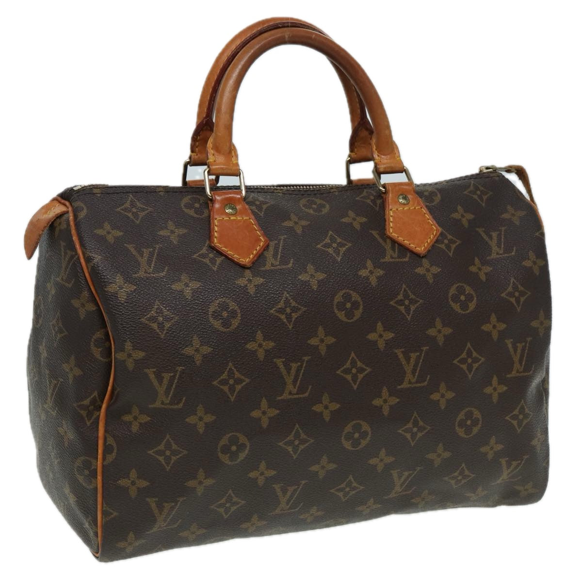 LOUIS VUITTON Monogram Speedy 30 Hand Bag M41526 LV Auth 84007