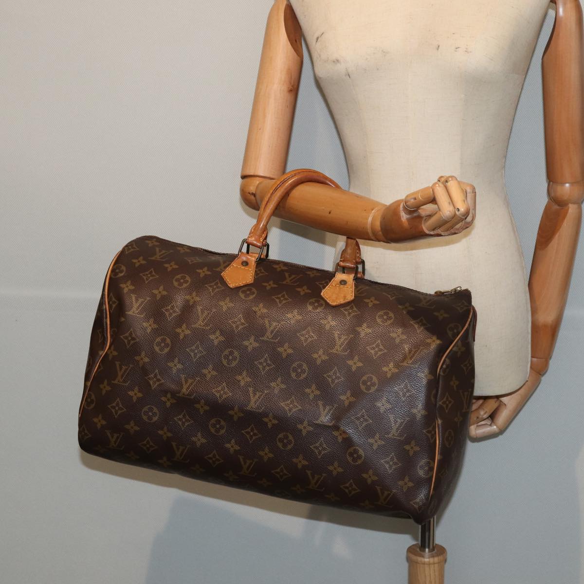 LOUIS VUITTON Monogram Speedy 40 Hand Bag M41522 LV Auth 84015