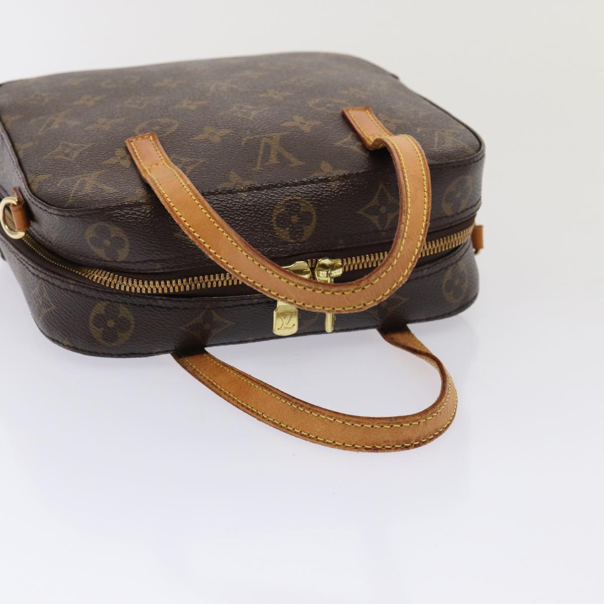 LOUIS VUITTON Monogram Spontini Hand Bag 2way M47500 LV Auth 84020