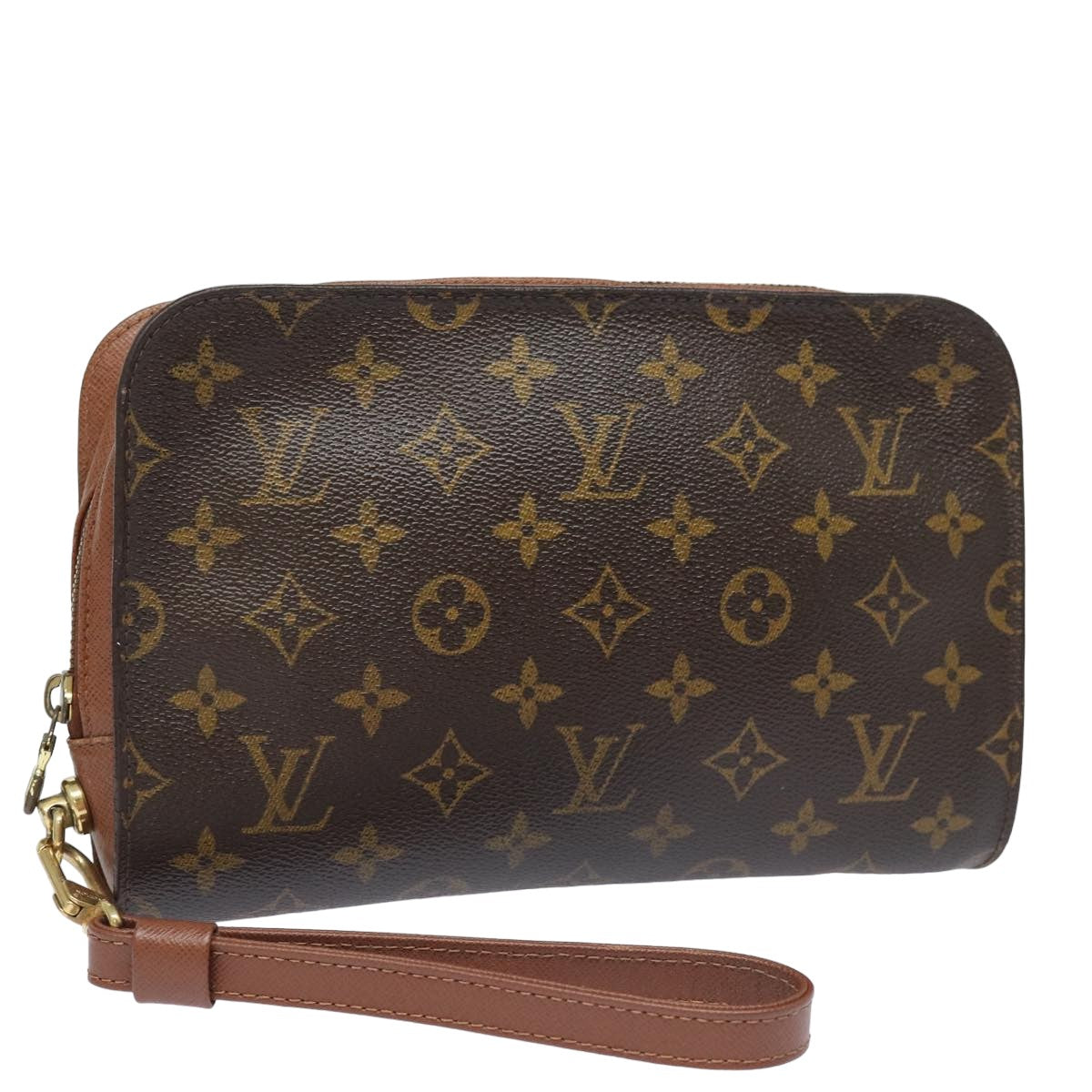 LOUIS VUITTON Monogram Orsay Clutch Bag M51790 LV Auth 84030