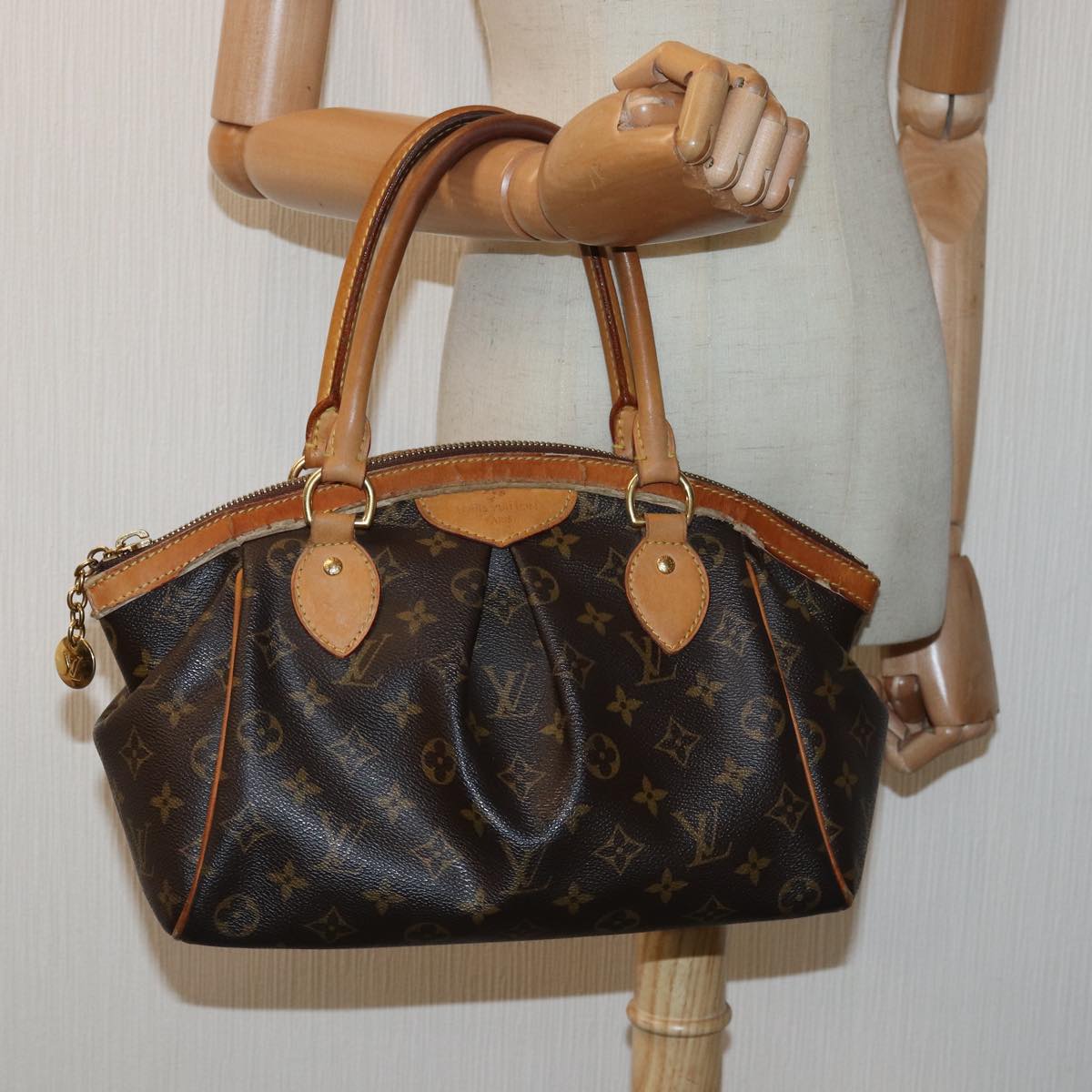 LOUIS VUITTON Monogram Tivoli PM Hand Bag M40143 LV Auth 84038