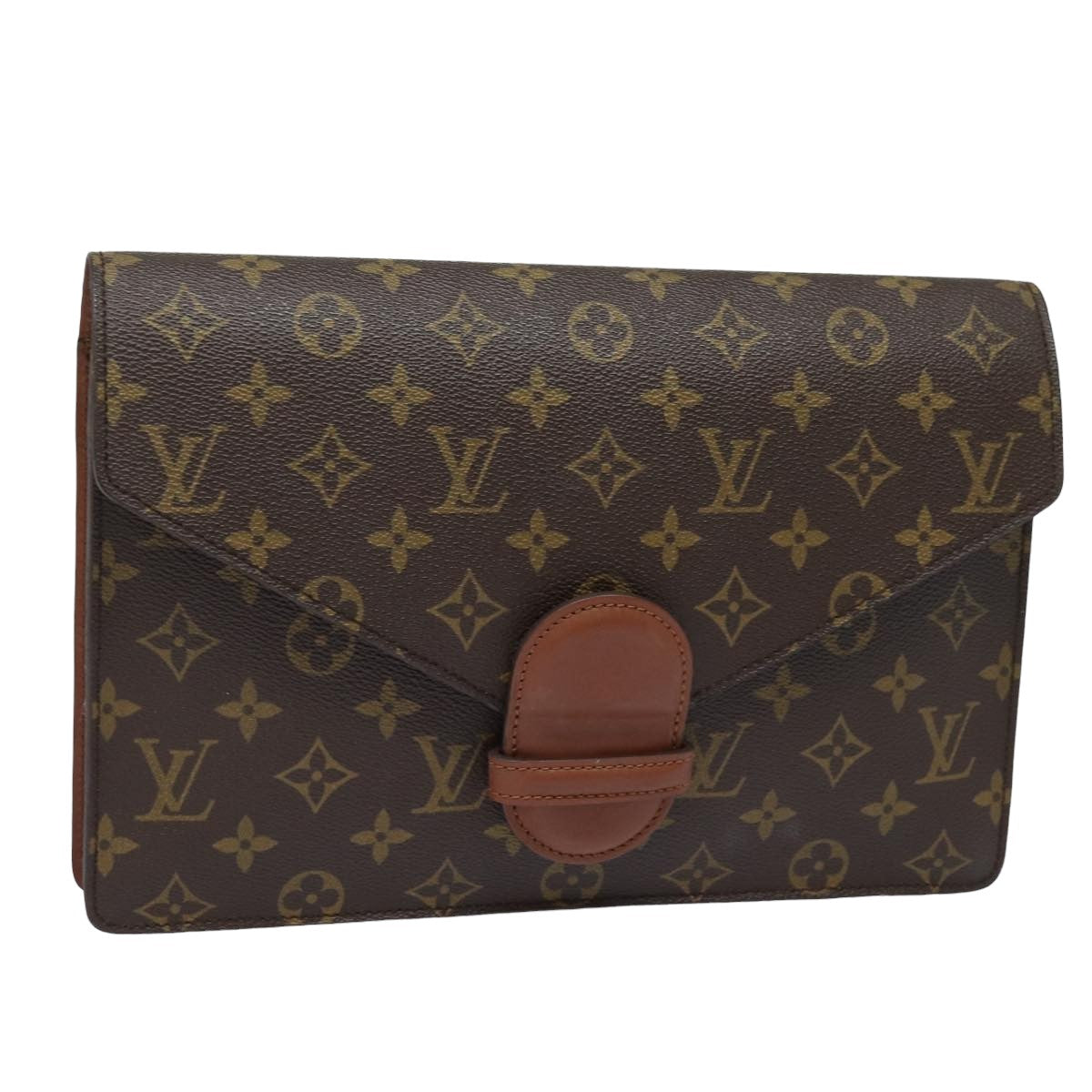 LOUIS VUITTON Monogram Ranelag Clutch Bag M51782 LV Auth 84042