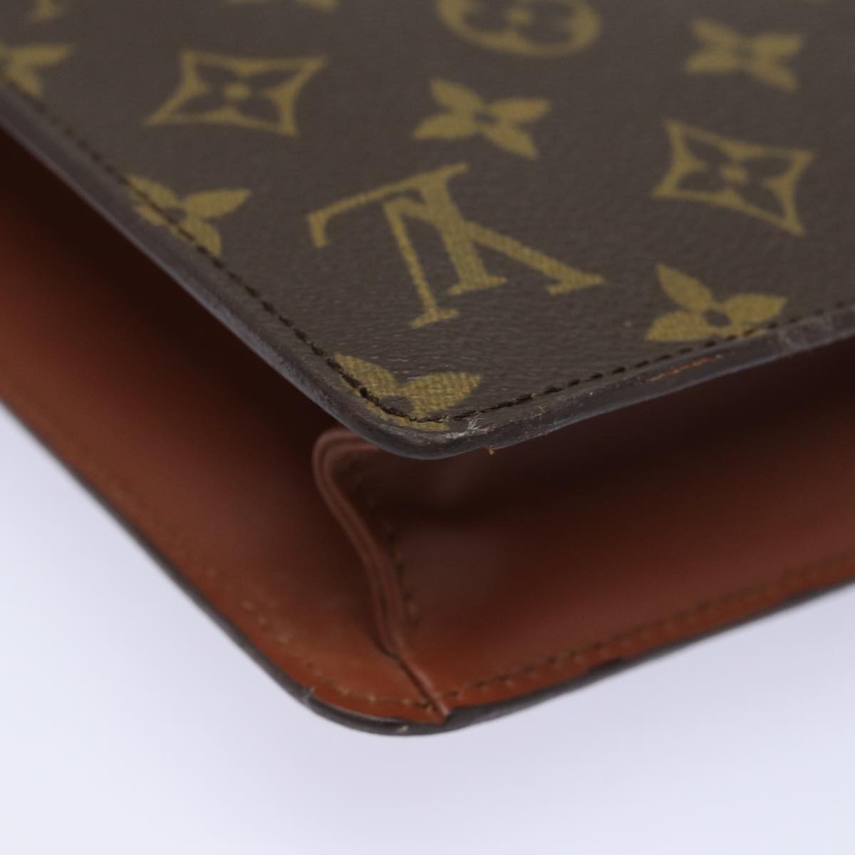 LOUIS VUITTON Monogram Ranelag Clutch Bag M51782 LV Auth 84042