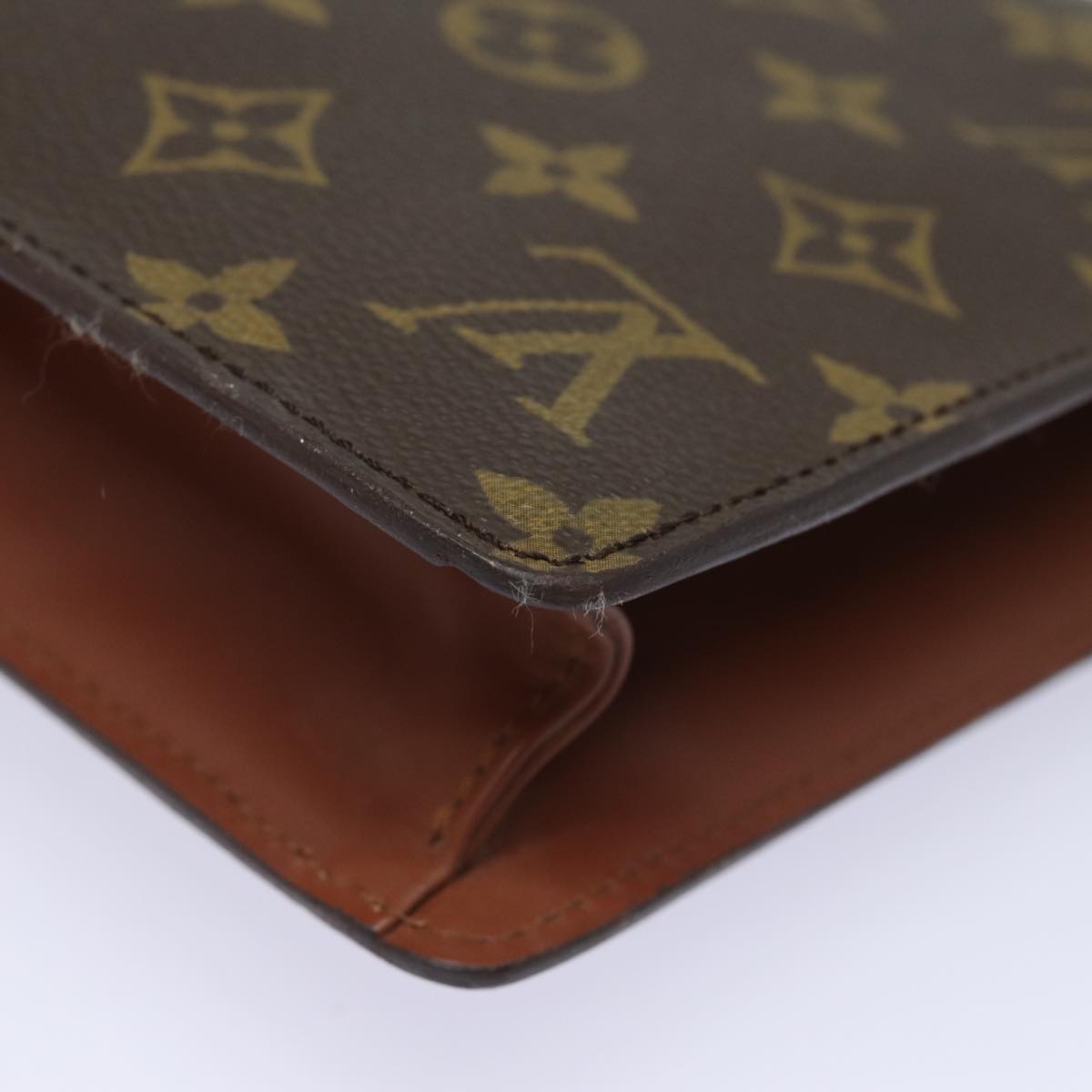 LOUIS VUITTON Monogram Ranelag Clutch Bag M51782 LV Auth 84042