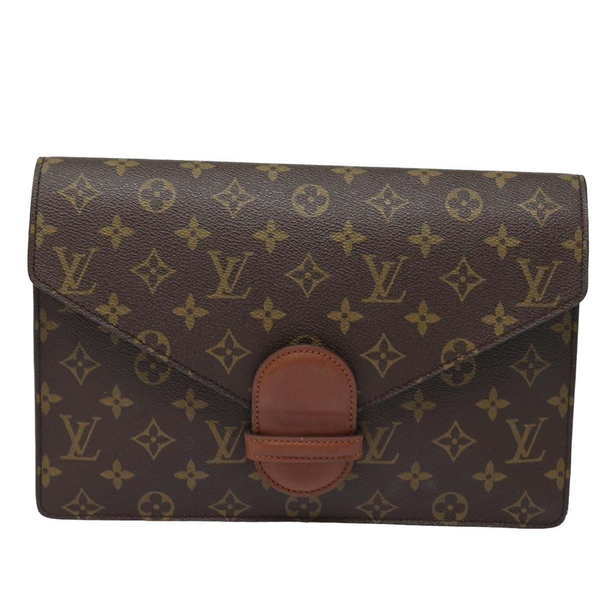 LOUIS VUITTON Monogram Ranelag Clutch Bag M51782 LV Auth 84042