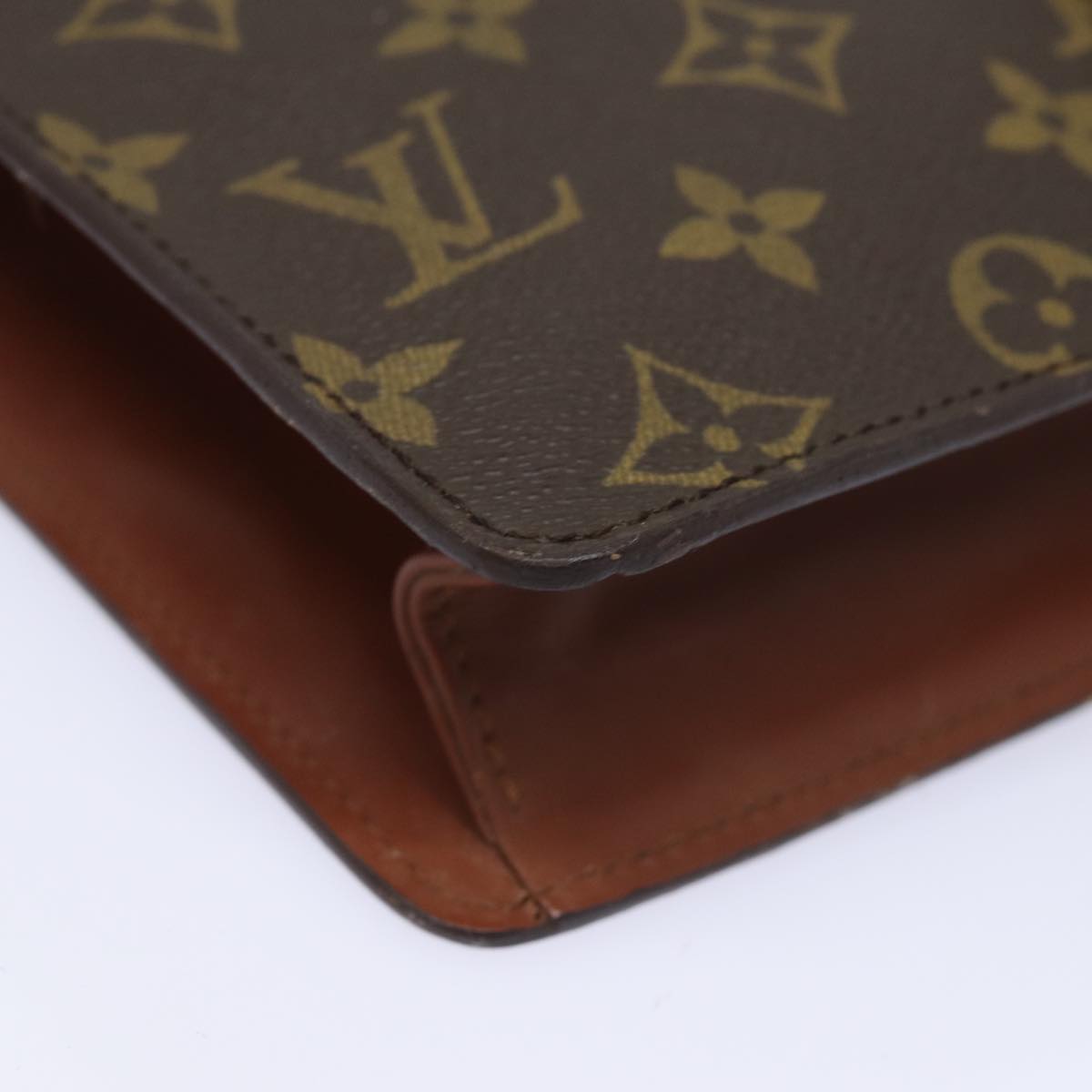 LOUIS VUITTON Monogram Ranelag Clutch Bag M51782 LV Auth 84042