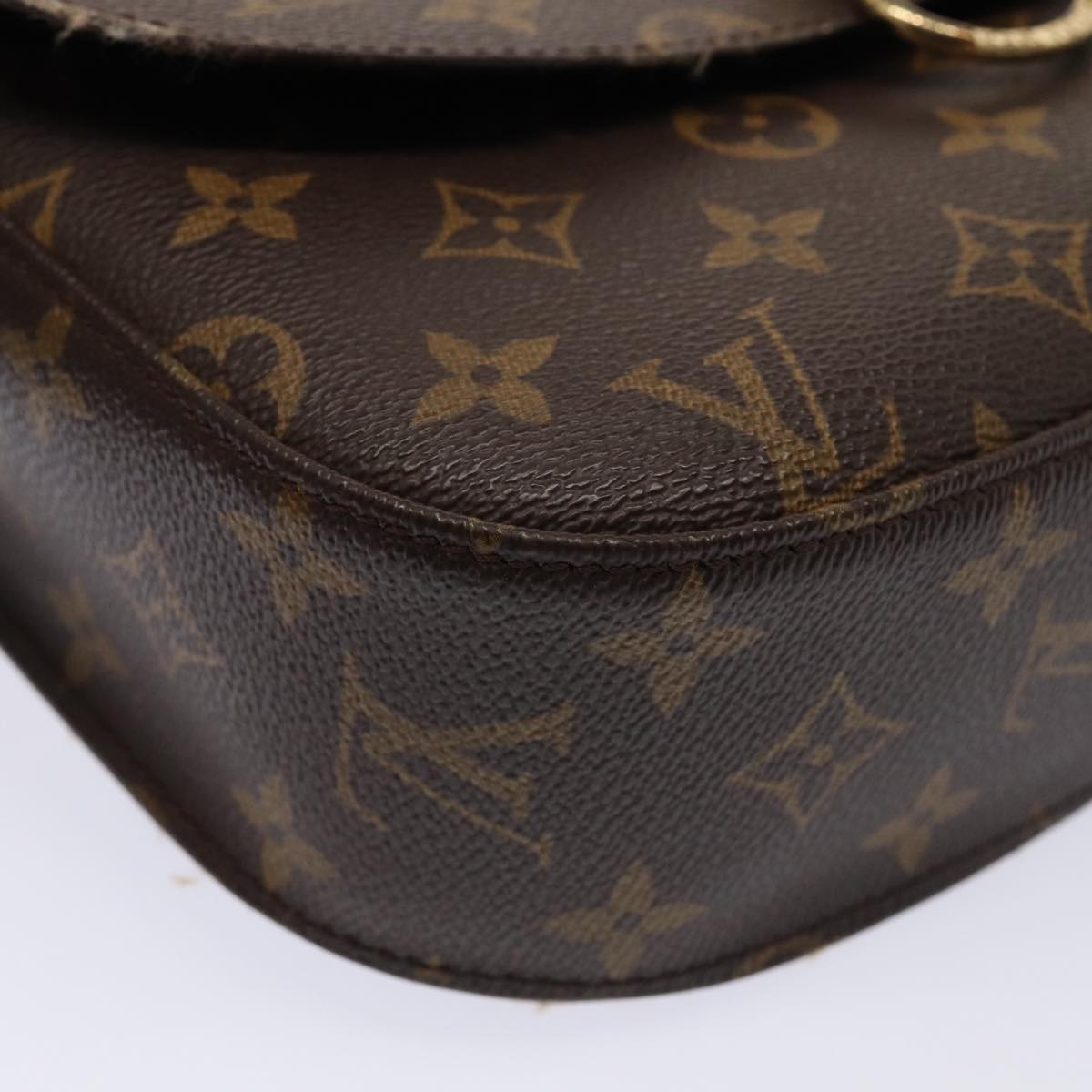 LOUIS VUITTON Monogram Saint Cloud GM Shoulder Bag M51242 LV Auth 84051