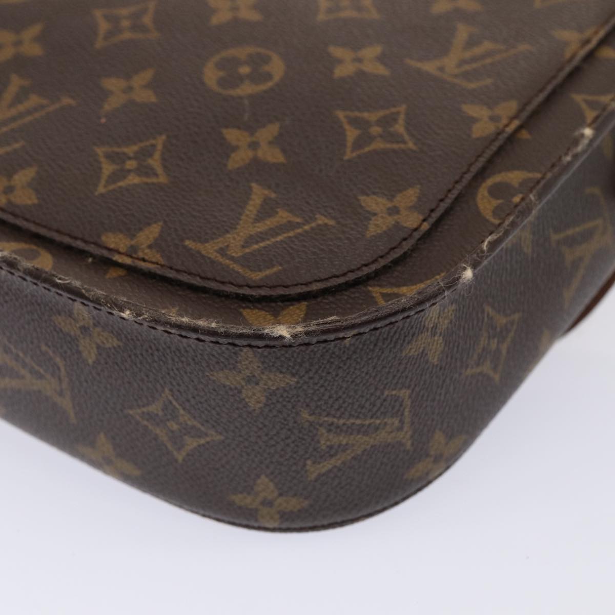 LOUIS VUITTON Monogram Saint Cloud GM Shoulder Bag M51242 LV Auth 84051