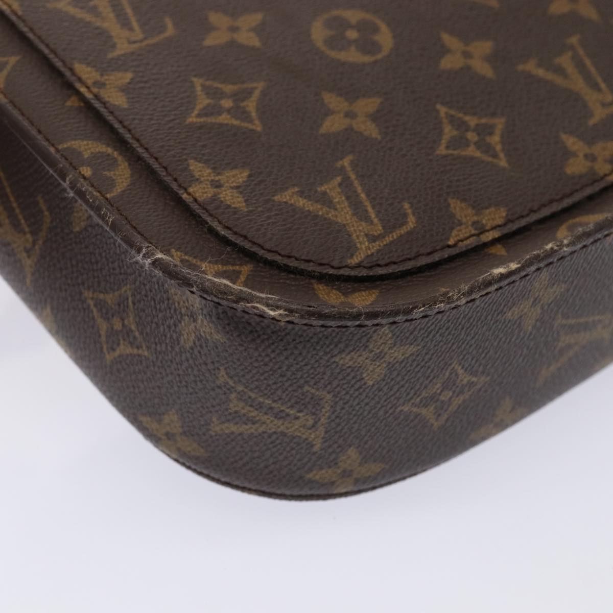 LOUIS VUITTON Monogram Saint Cloud GM Shoulder Bag M51242 LV Auth 84051