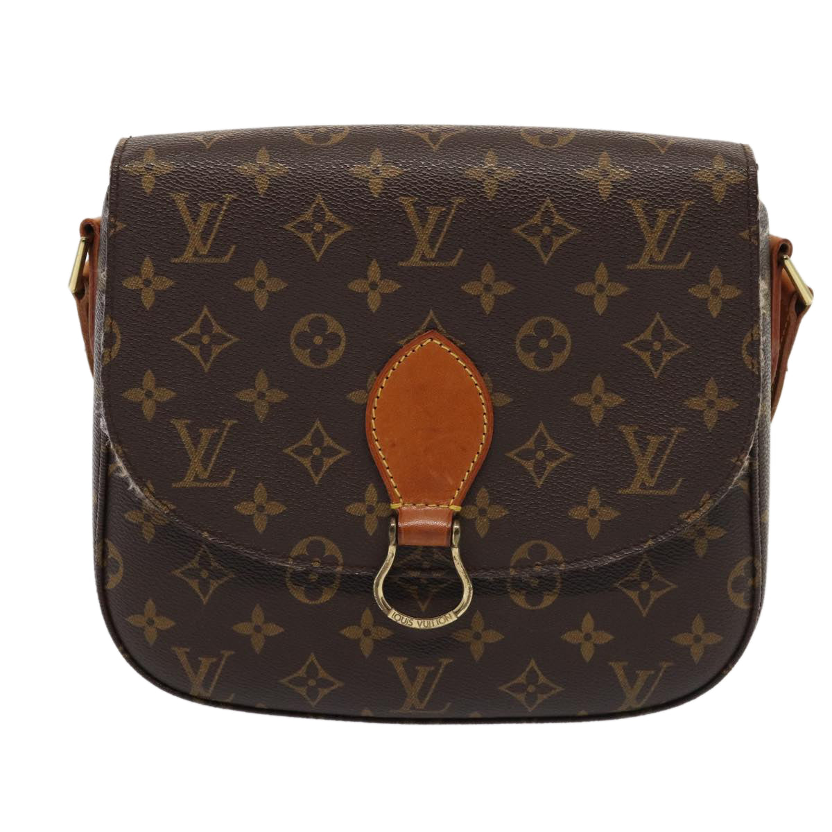 LOUIS VUITTON Monogram Saint Cloud GM Shoulder Bag M51242 LV Auth 84051