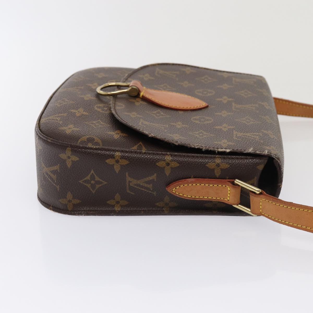 LOUIS VUITTON Monogram Saint Cloud GM Shoulder Bag M51242 LV Auth 84051