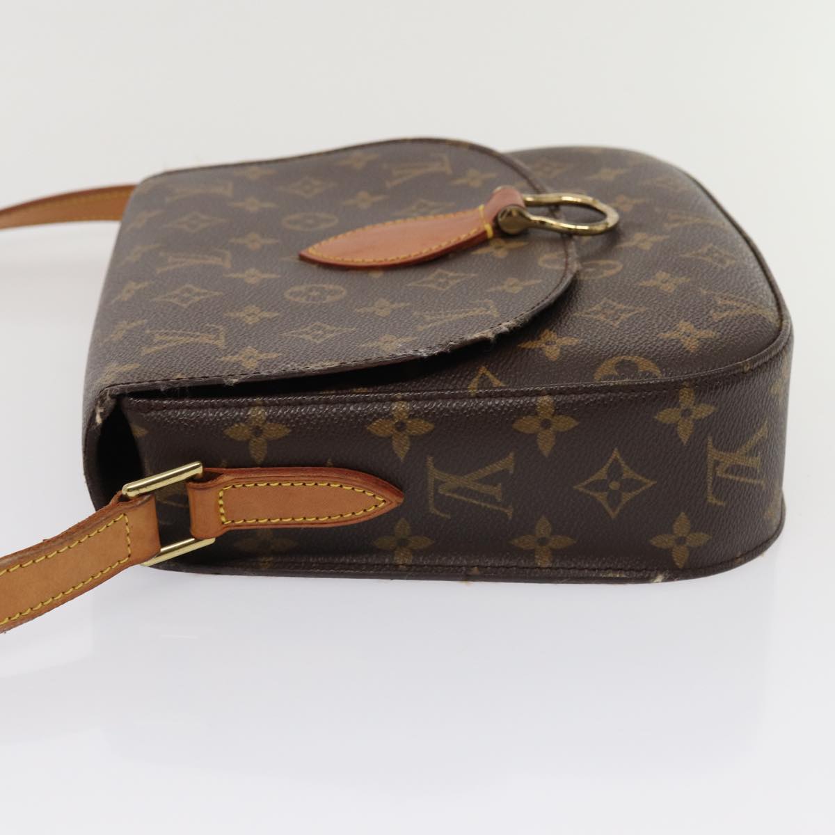 LOUIS VUITTON Monogram Saint Cloud GM Shoulder Bag M51242 LV Auth 84051