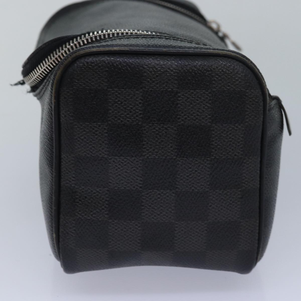 LOUIS VUITTON Damier Graphite C Cracking pouch Clutch Bag N47625 LV Auth 84052