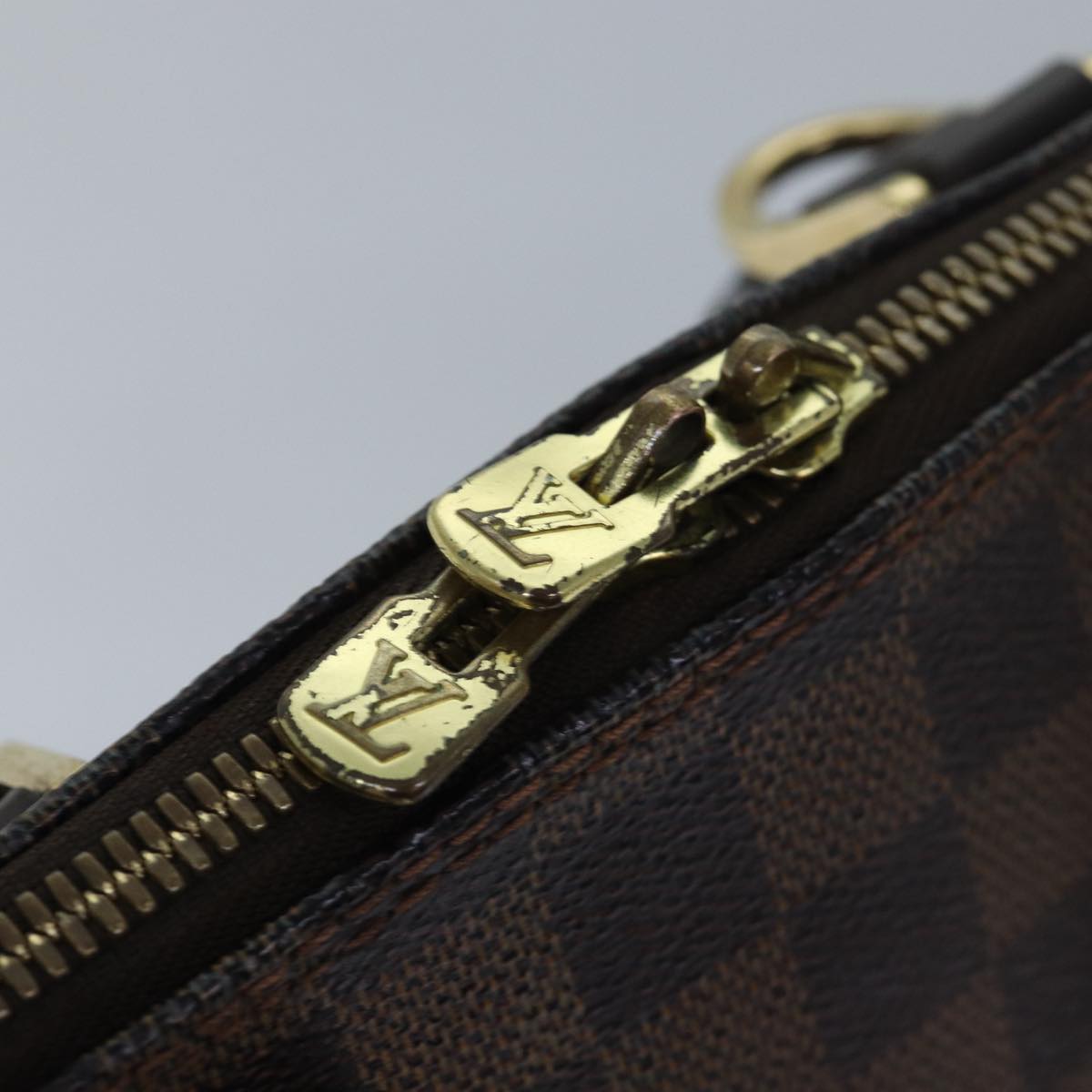 LOUIS VUITTON Damier Ebene Alma Hand Bag N51131 LV Auth 84055