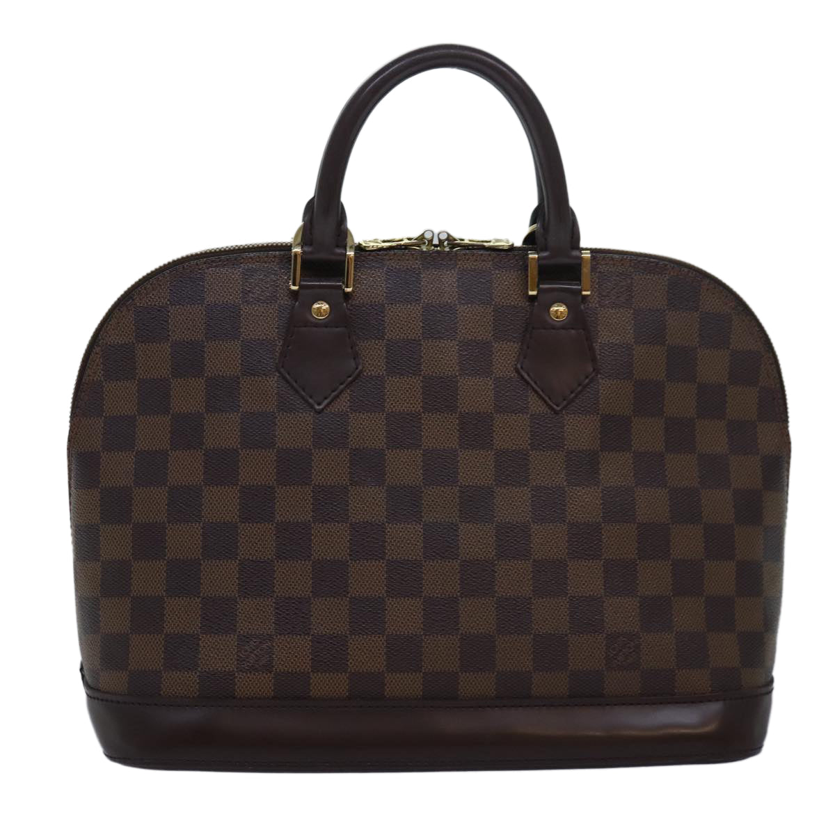 LOUIS VUITTON Damier Ebene Alma Hand Bag N51131 LV Auth 84055