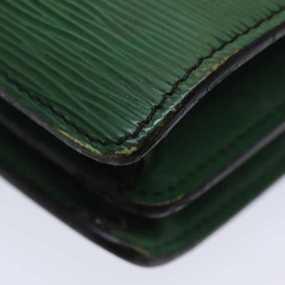 LOUIS VUITTON Epi Serviette Ambassador Businesstasche Grün M54412 LV Auth 84072
