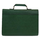 LOUIS VUITTON Epi Serviette Ambassador Businesstasche Grün M54412 LV Auth 84072-2