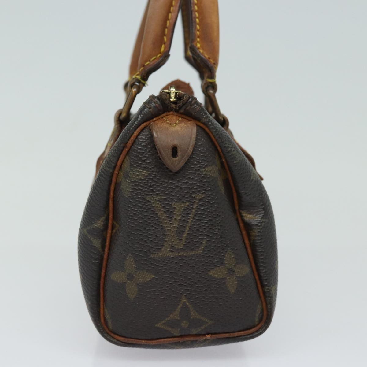 LOUIS VUITTON Monogram Mini Speedy Hand Bag M41534 LV Auth 84078