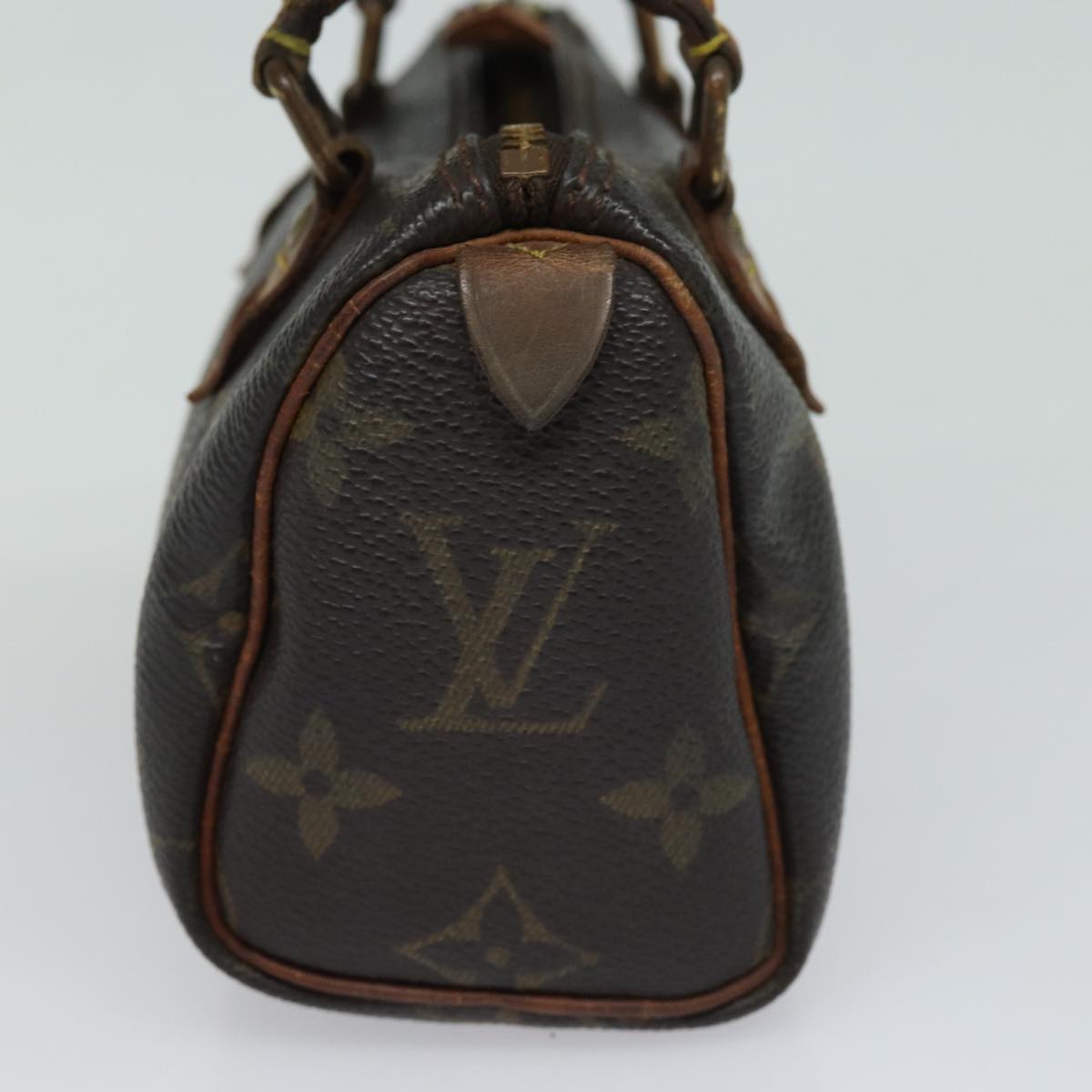 LOUIS VUITTON Monogram Mini Speedy Hand Bag M41534 LV Auth 84078