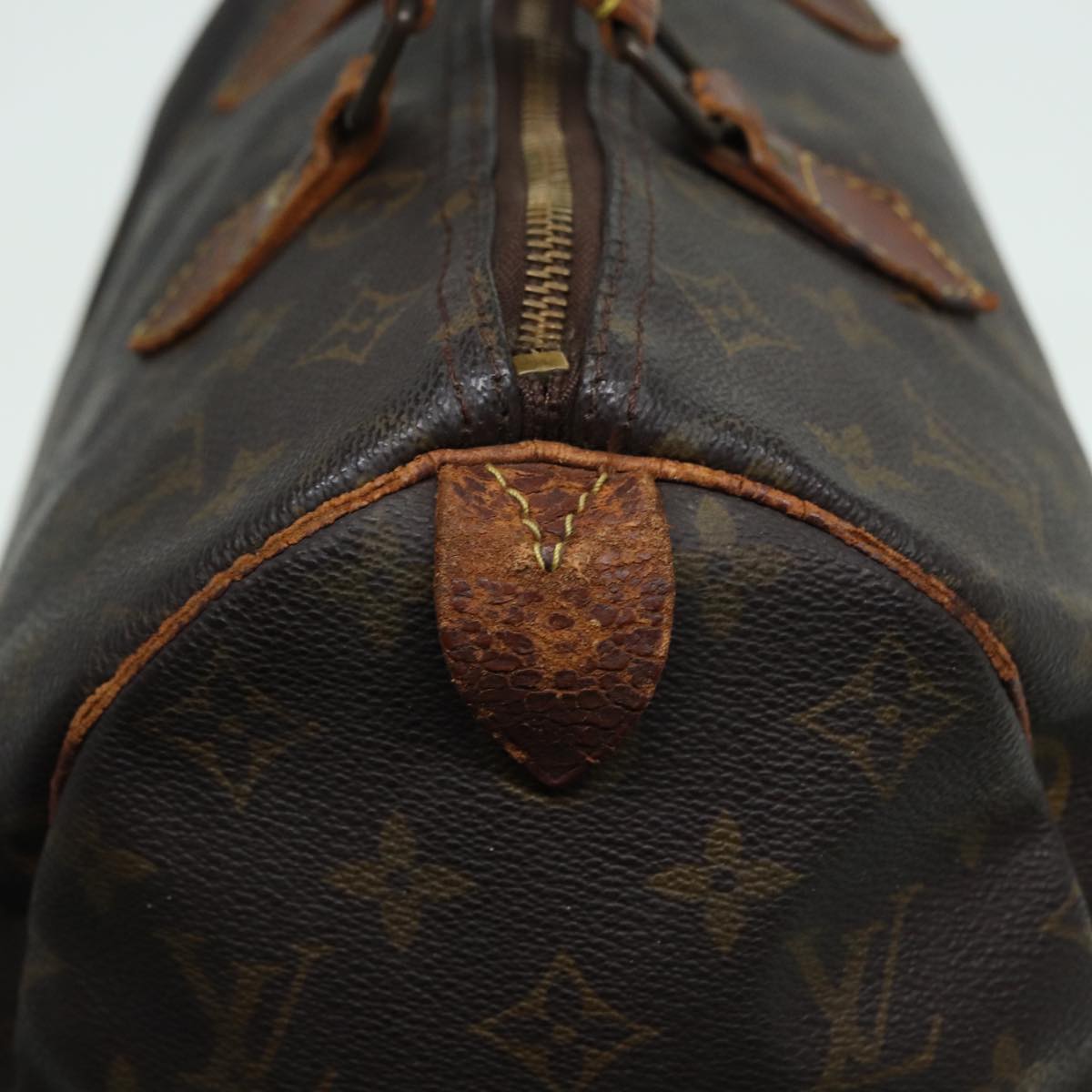 LOUIS VUITTON Monogram Speedy 30 Hand Bag M41526 LV Auth 84079