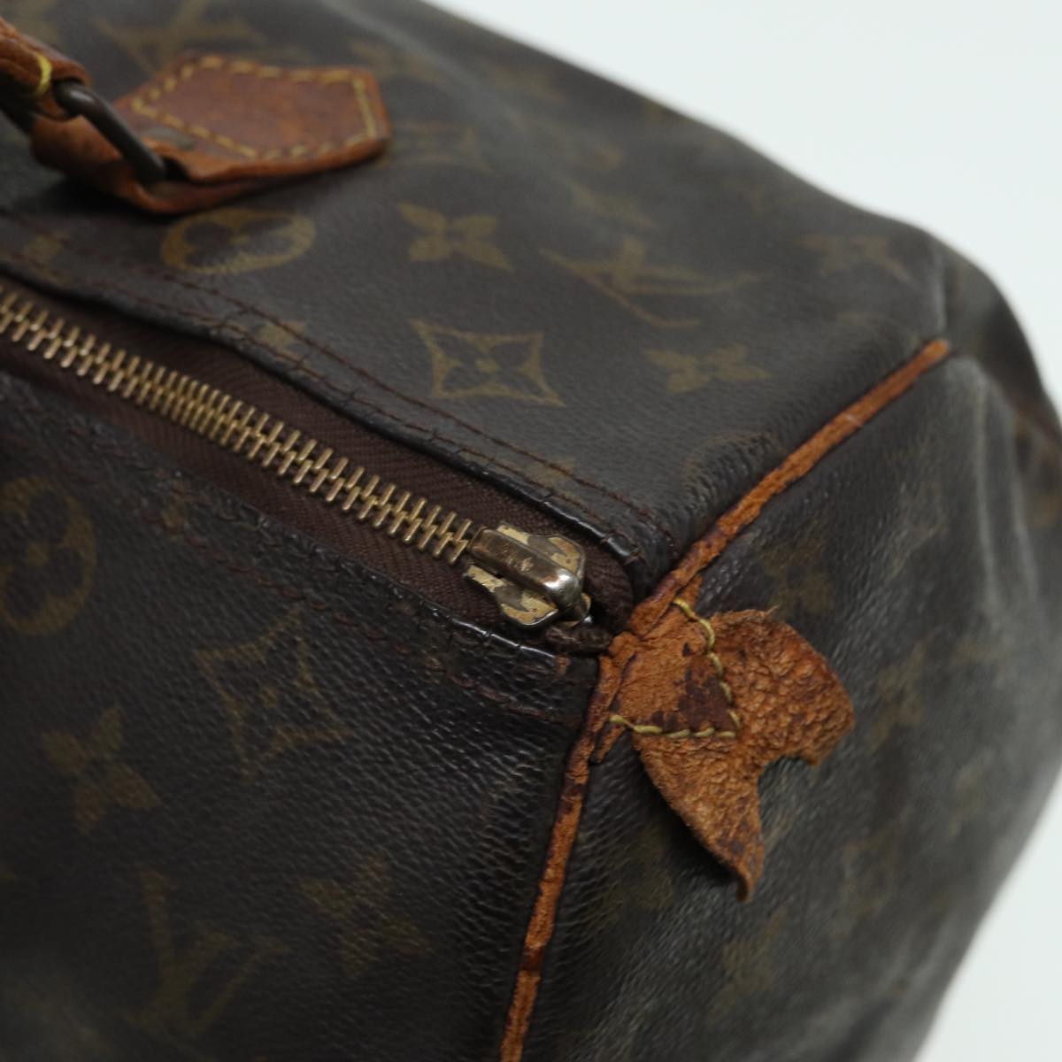 LOUIS VUITTON Monogram Speedy 30 Hand Bag M41526 LV Auth 84079