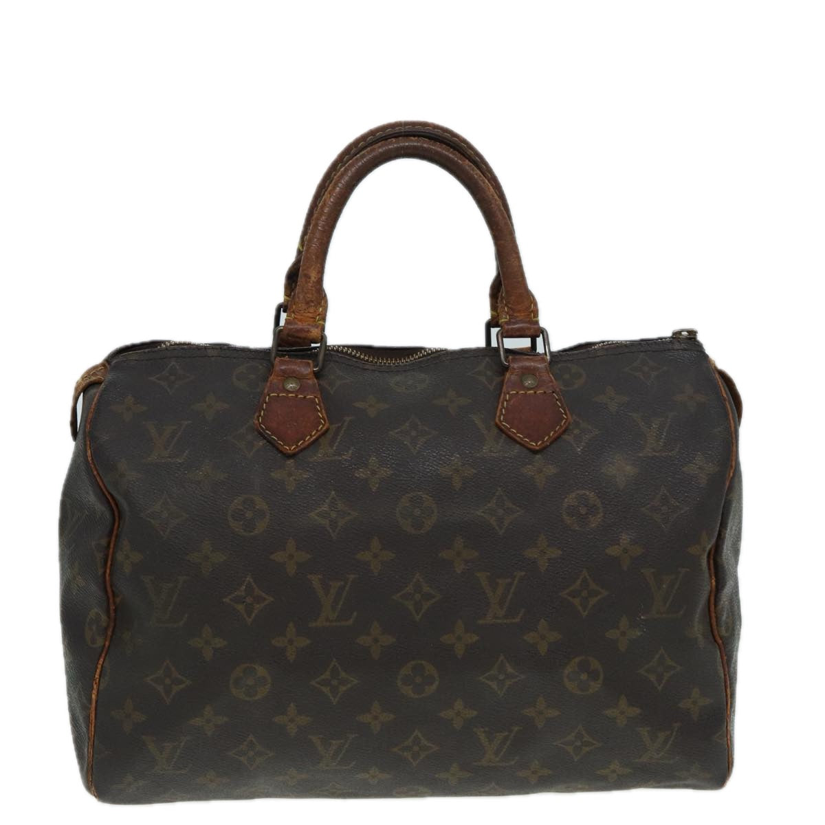 LOUIS VUITTON Monogram Speedy 30 Hand Bag M41526 LV Auth 84079