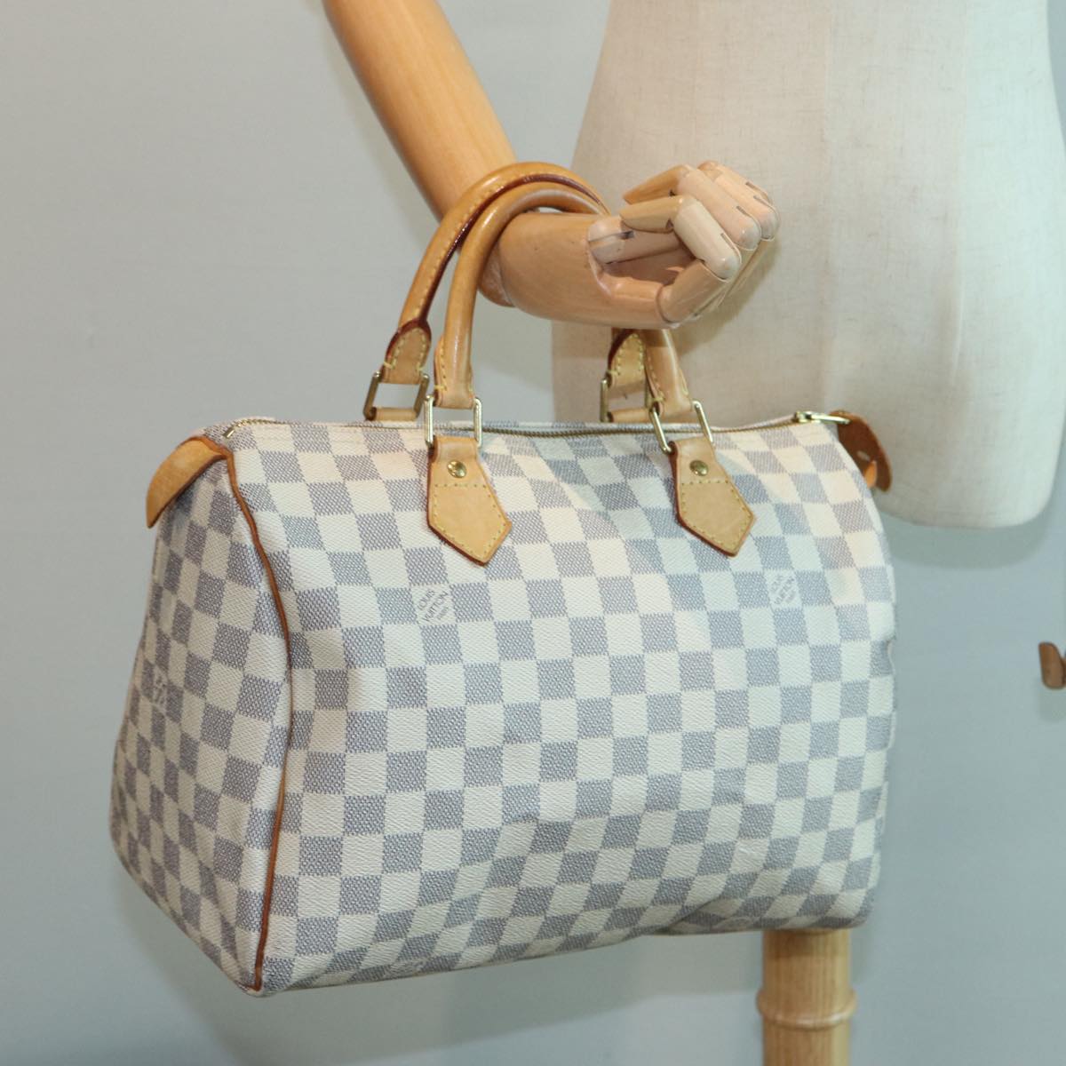 LOUIS VUITTON Monogram Speedy 30 Hand Bag M41526 LV Auth 84079