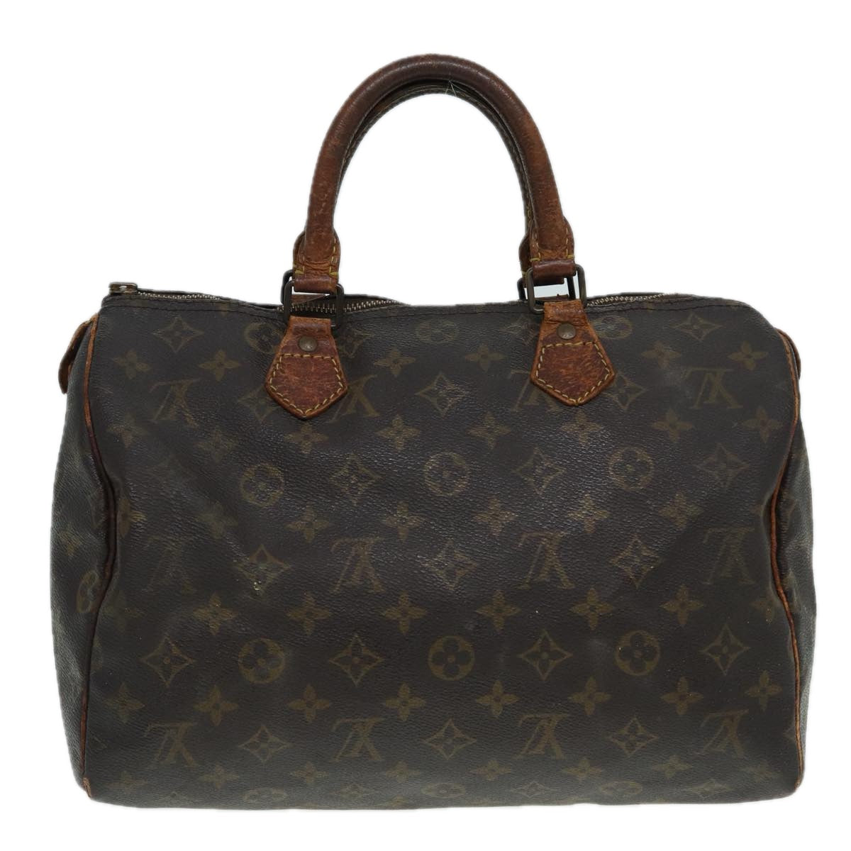 LOUIS VUITTON Monogram Speedy 30 Hand Bag M41526 LV Auth 84079