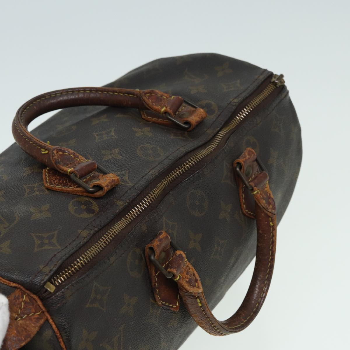 LOUIS VUITTON Monogram Speedy 30 Hand Bag M41526 LV Auth 84079