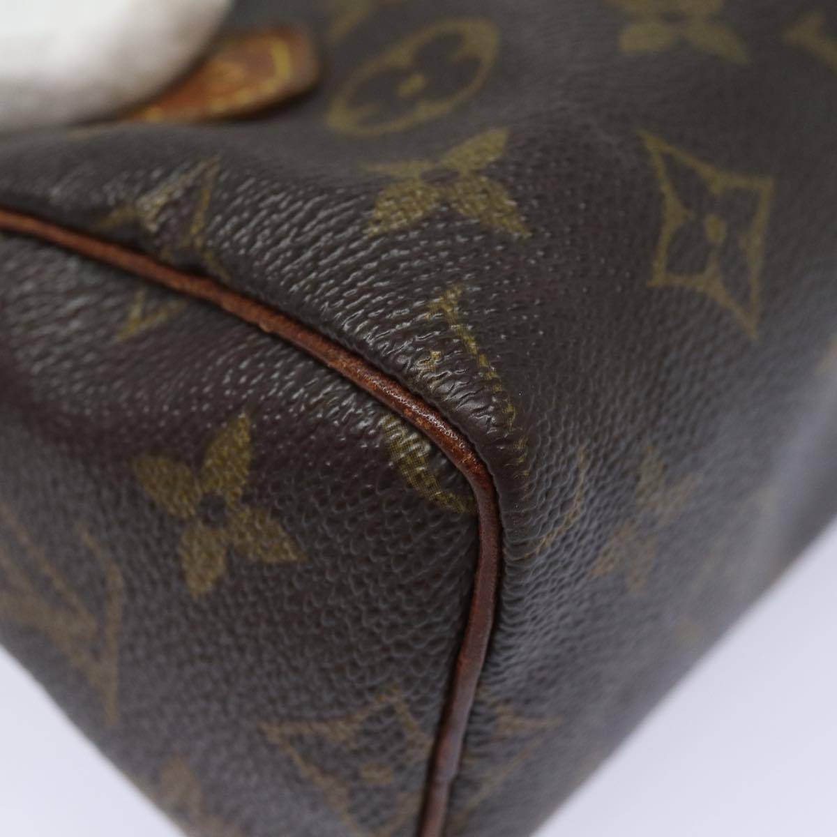 LOUIS VUITTON Monogram Mini Speedy Hand Bag M41534 LV Auth 84084