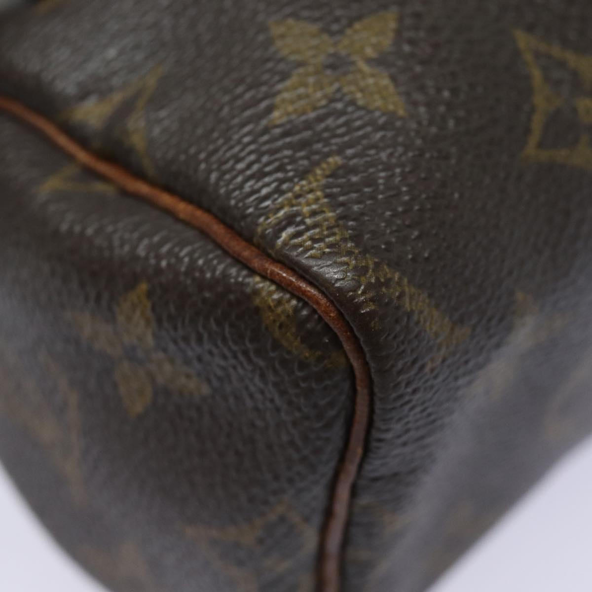 LOUIS VUITTON Monogram Mini Speedy Hand Bag M41534 LV Auth 84084